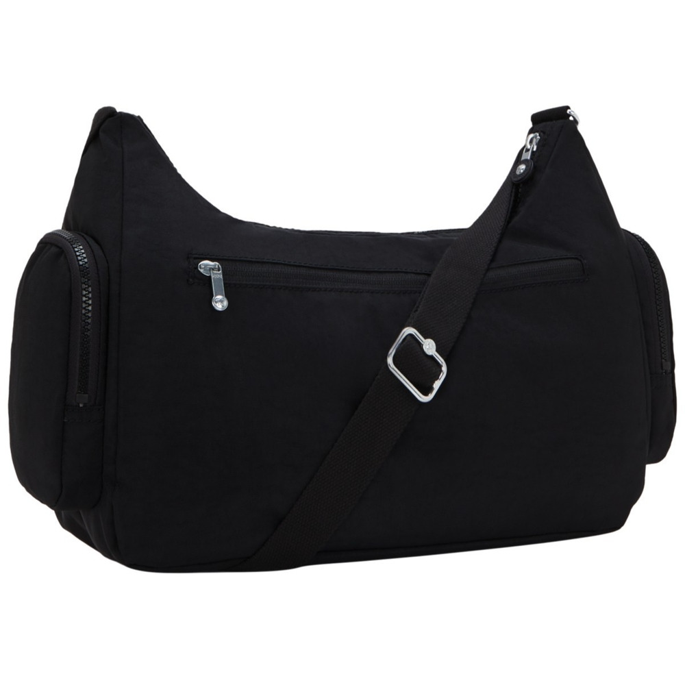 Kipling Gabbina Crossbody/Shoulder Bag-Black Noir-Nylon-Large-NWT